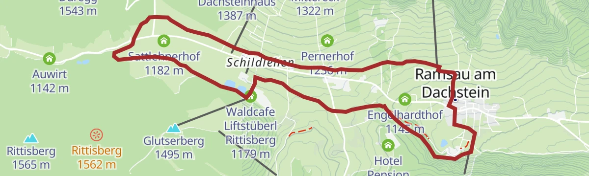 Route map: Schildlehenrunde